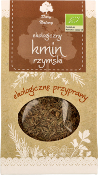 DARY NATURY Ekologiczne przyprawy ,ekologiczny kmin rzymski,przód