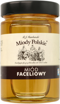B. J. PAWŁOWSKI MIODY POLSKIE,miód faceliowy,przód