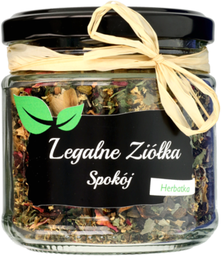 LEGALNE ZIÓŁKA Spokój ,herbatka ziołowa,przód
