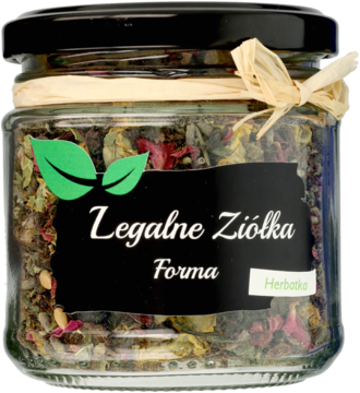 LEGALNE ZIÓŁKA Forma ,herbatka pu-erh,przód