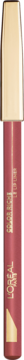 Nowa konturówka L'Oréal Paris Color Riche, bordo z złotą zatyczką, pionowo, widoczne logo.