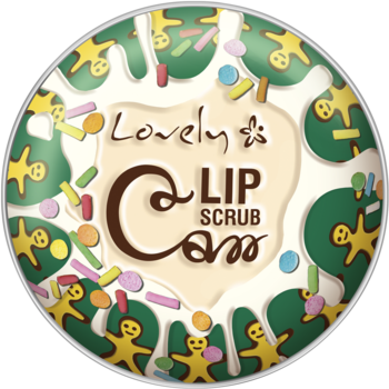 LOVELY ,peeling do ust Cinnamon Chocolate,przód