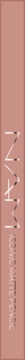 Pionowe zbliżenie matowej konturówki NAM Iconic Matte Pencil Dream Nude #5, z logo na boku.