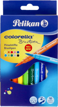 PELIKAN ,pisaki z pędzelkiem,przód