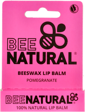 BEE NATURAL ,balsam do ust, Pomegranate,przód
