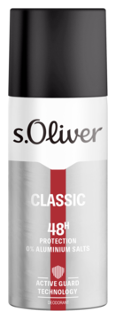 S.OLIVER Classic Men ,dezodorant w sprayu, dla mężczyzn,przód