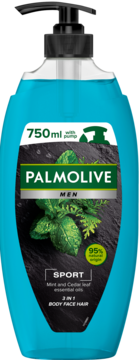 PALMOLIVE Men Sport,żel pod prysznic, dla mężczyzn, 3w1,przód