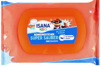 ISANA KIDS ,chusteczki nawilżane,przód