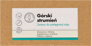 MANUFAKTURA PIĘKNA ,zestaw do pielęgnacji stóp,przód