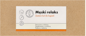 MANUFAKTURA PIĘKNA ,zestaw kul do kąpieli,przód