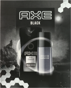 AXE ,żel pod prysznic 250 ml, woda toaletowa 50 ml,przód
