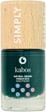 KABOS Simply ,lakier do paznokci, wegański, ekologiczny, nr 08 Green Forest,przód