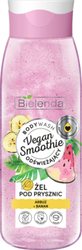 BIELENDA Vegan Smoothie ,żel pod prysznic, odświeżający, Arbuz i Banan,przód