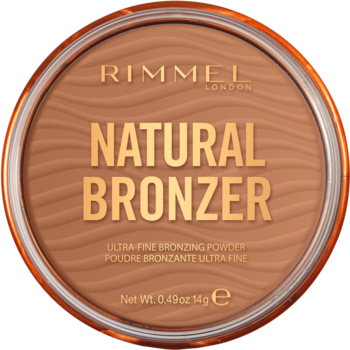 RIMMEL Natural Bronzer ,bronzer do twarzy, z drobinkami, nr 002 Sunbronze,przód