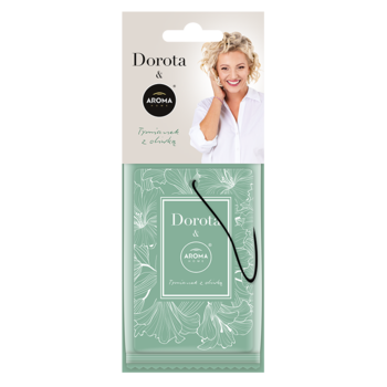 DOROTA & AROMA HOME ,zawieszka zapachowa, tymianek i oliwa,przód