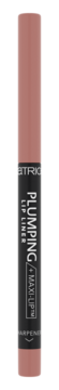 Catrice Plumping Lip Liner w odcieniu różowego nude, matowy, z wbudowaną temperówką, widok z przodu.