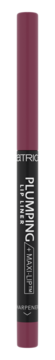Catrice Plumping Lip Liner w odcieniu śliwkowym, pionowo, z widocznym napisem Maxi-Lip i temperówką.
