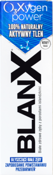 BLANX O3X  ,pasta do zębów, wybielająca, z aktywnym tlenem,przód