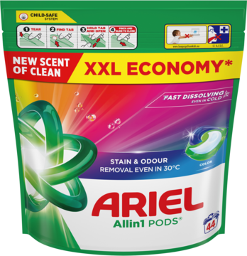 ARIEL All in 1 Pods ,kapsułki do prania tkanin kolorowych,przód
