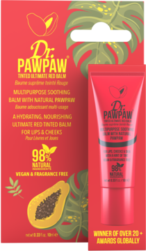 DR. PAWPAW ,balsam do ust i policzków, Ultimate Red,przód