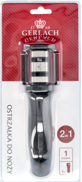 ŚWIĄTECZNA KUCHNIA 2022 ,ostrzałka do noży z funkcją 2w1,przód