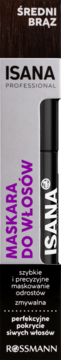 ISANA PROFESSIONAL ,maskara do włosów, Średni Brąz,przód