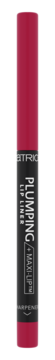Czerwona konturówka CATRICE PLUMPING LIP LINER z napisem MAXI-LIP, widok z przodu.