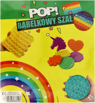 TWJ,zabawka antystresowa, Bąbelkowy szał,przód