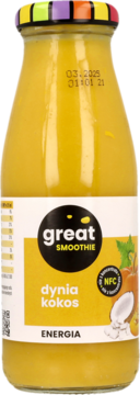 GREAT ,smoothie NFC dynia-kokos,przód
