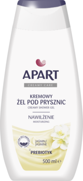 APART Creamy Care ,żel pod prysznic, kremowy, nawilżenie, Jaśmin,przód