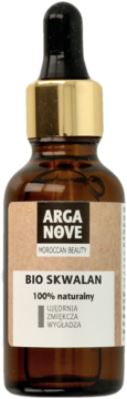 ARGANOVE ,skwalan z trzciny cukrowej, ujędrniający, 100% naturalny,przód
