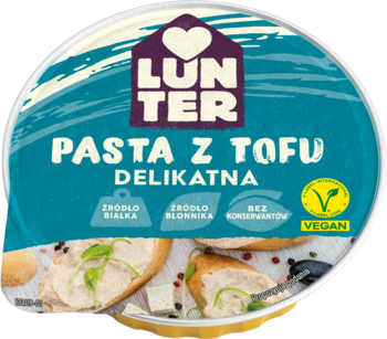 LUNTER ,pasta z tofu delikatna,przód