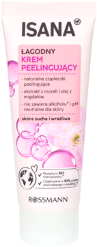 ISANA ,peeling do twarzy, kremowy,przód