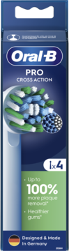 ORAL-B Pro Cross Action,końcówki wymienne do szczoteczki elektrycznej,przód