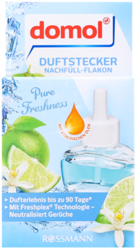 domol Pure Freshness wkład do elektrycznego odświeżacza, z limonką, do 90 dni, neutralizuje zapachy.