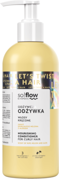 SO!FLOW BY VIS PLANTIS ,odżywka do włosów, włosy kręcone, zapach dojrzałego melona z aloesem,przód