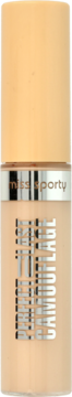 Miss Sporty Perfect To Last Camouflage, jasnobeżowy korektor w płynie, z logo na srebrnym pasku, widok z przodu.