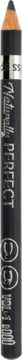 Wegańska kredka do oczu Miss Sporty Naturally Perfect 004 Dark Gray, wodoodporna, pionowo.