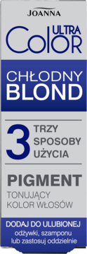 JOANNA,pigment do włosów, tonujący kolor, Chłodny blond,przód