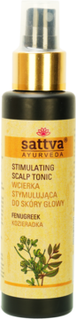 SATTVA Ayurveda ,wcierka do skóry głowy stymulująca porost włosów, Kozieradka,przód