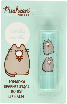 PUSHEEN ,balsam do ust, regenerujący, Wanillia,przód