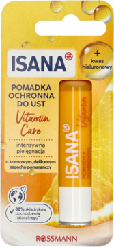 ISANA ,pomadka do ust, ochronna, Vitamin Care,przód