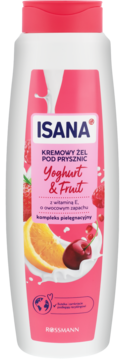 ISANA ,żel pod prysznic, Yoghurt&Fruit,przód