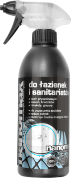 NANOMAX ,preparat do czyszczenia łazienek i sanitariatów,przód
