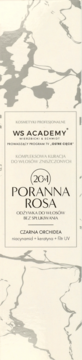 Jasne opakowanie WS ACADEMY PORANNA ROSA, odżywka do włosów 20w1 bez spłukiwania, Czarna Orchidea.