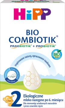 HIPP BIO Combiotik ,mleko następne, ekologiczne, dla niemowląt, 6m+, 2,przód