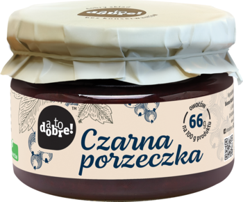 A TO DOBRE! ,konfitura, Czarna Porzeczka,przód