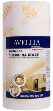 AVELLIA ,ścierki na rolce, kuchenne,przód