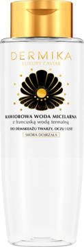 DERMIKA Luxury Caviar ,woda micelarna, kawiorowa, z francuską wodą termalną,przód