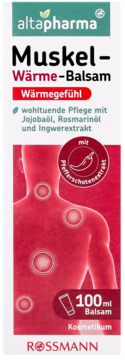 ALTAPHARMA ,maść rozgrzewająca mięśnie,przód